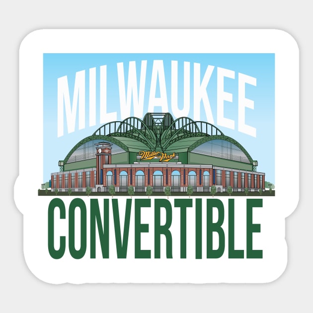 Milwaukee Convertible Sticker by chrayk57